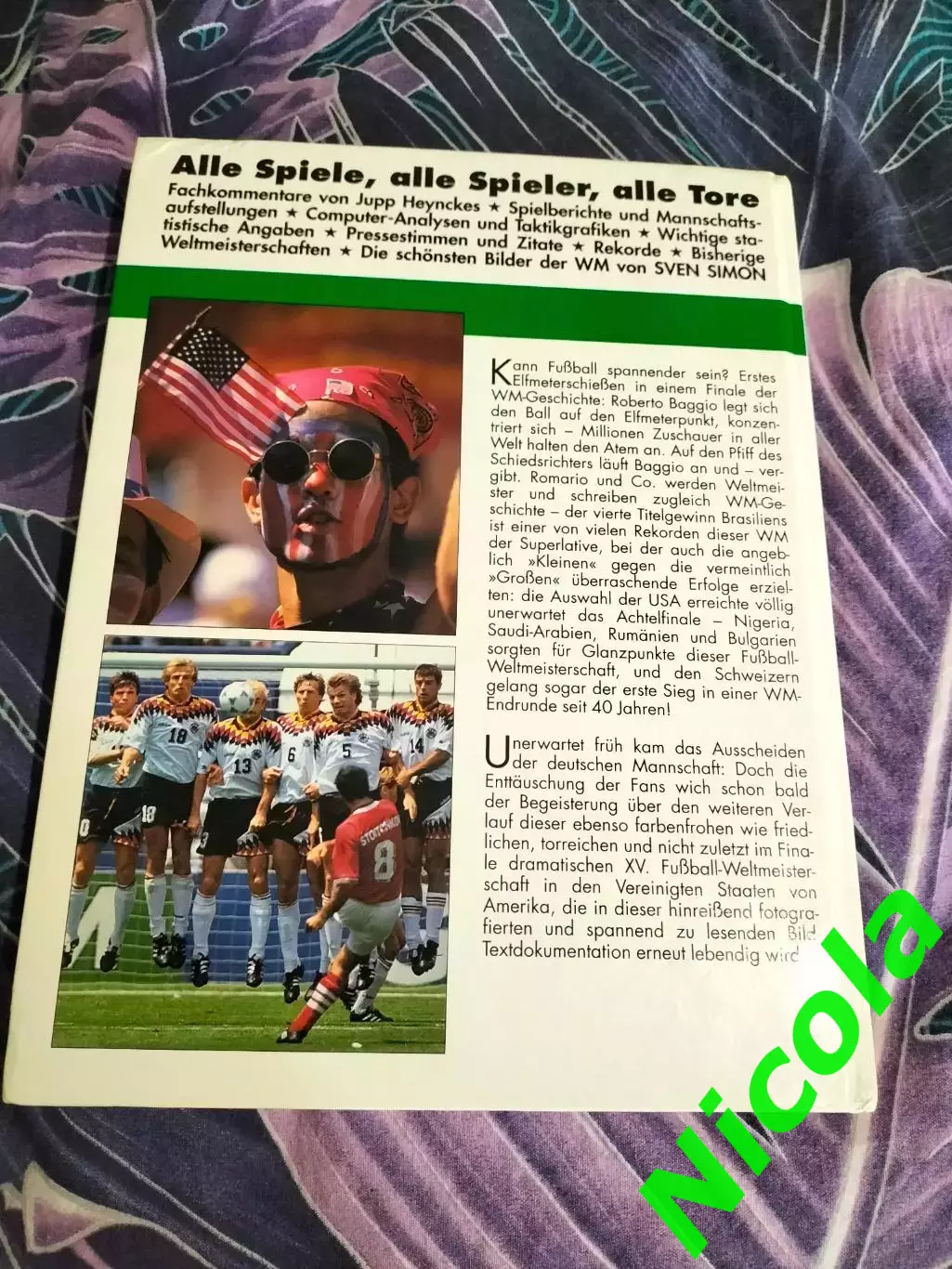 USA 94 Die Fusball WM -ФотоальбомKicker. 1