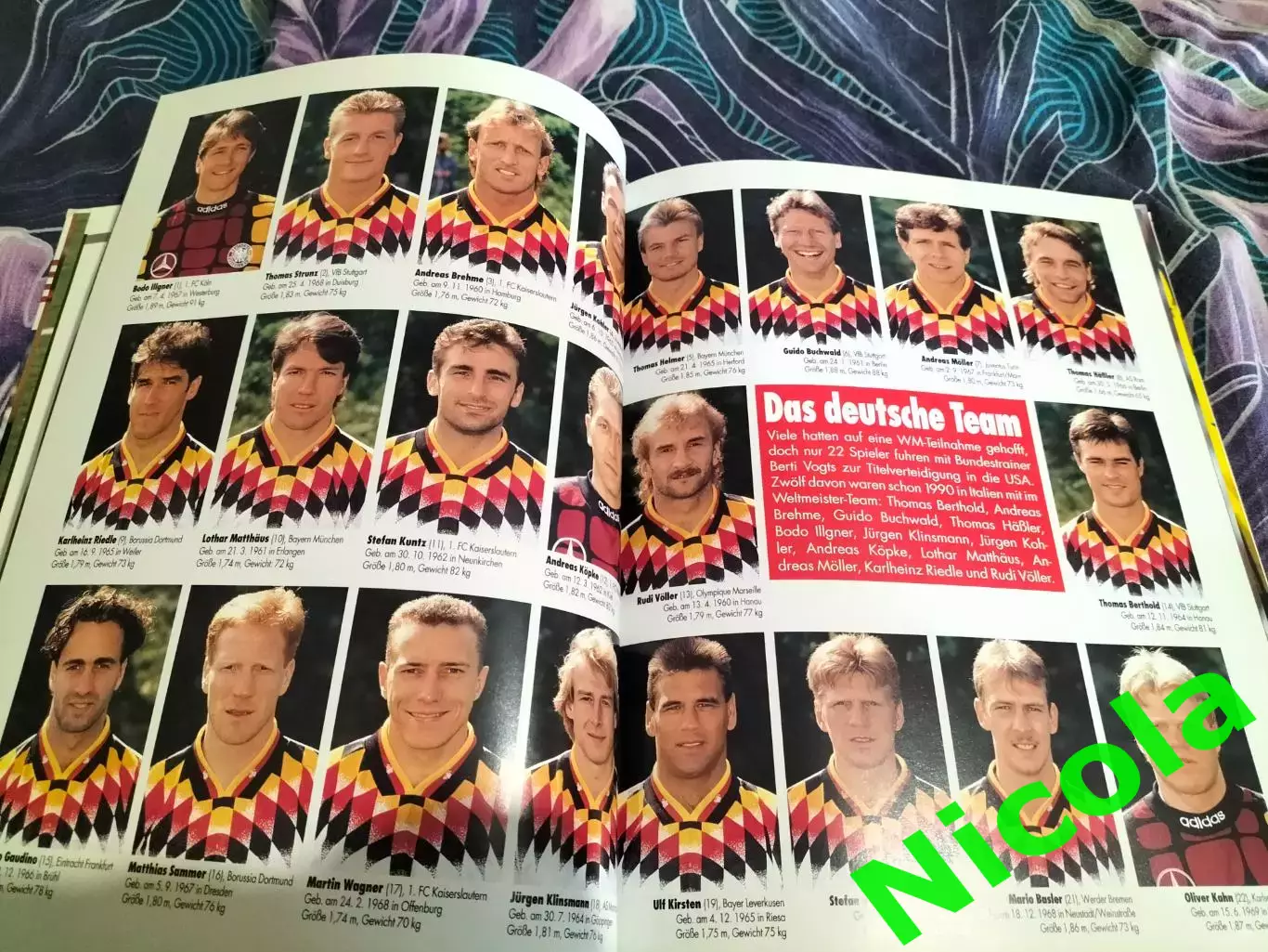 USA 94 Die Fusball WM -ФотоальбомKicker. 3