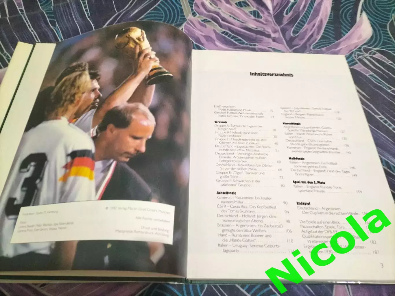 FUSSBALL WM'1990 Italien 2