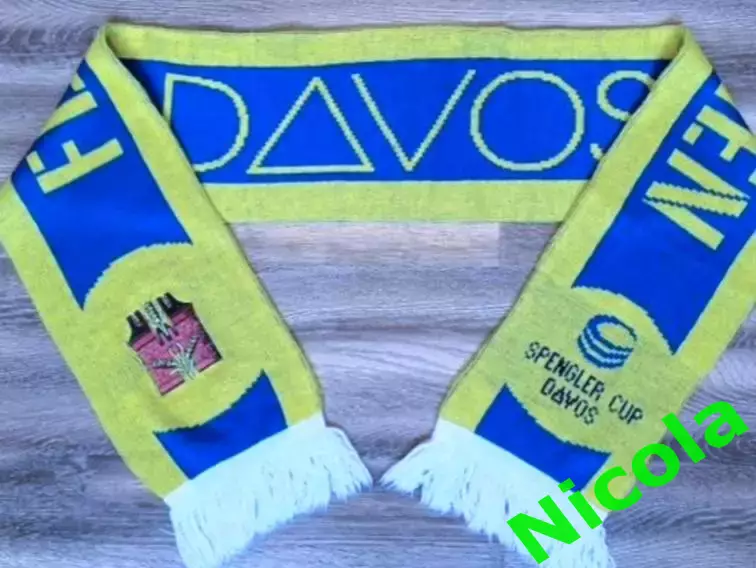 Шарф ХК ДавосКубок Шпенглера (Spengler Cup)