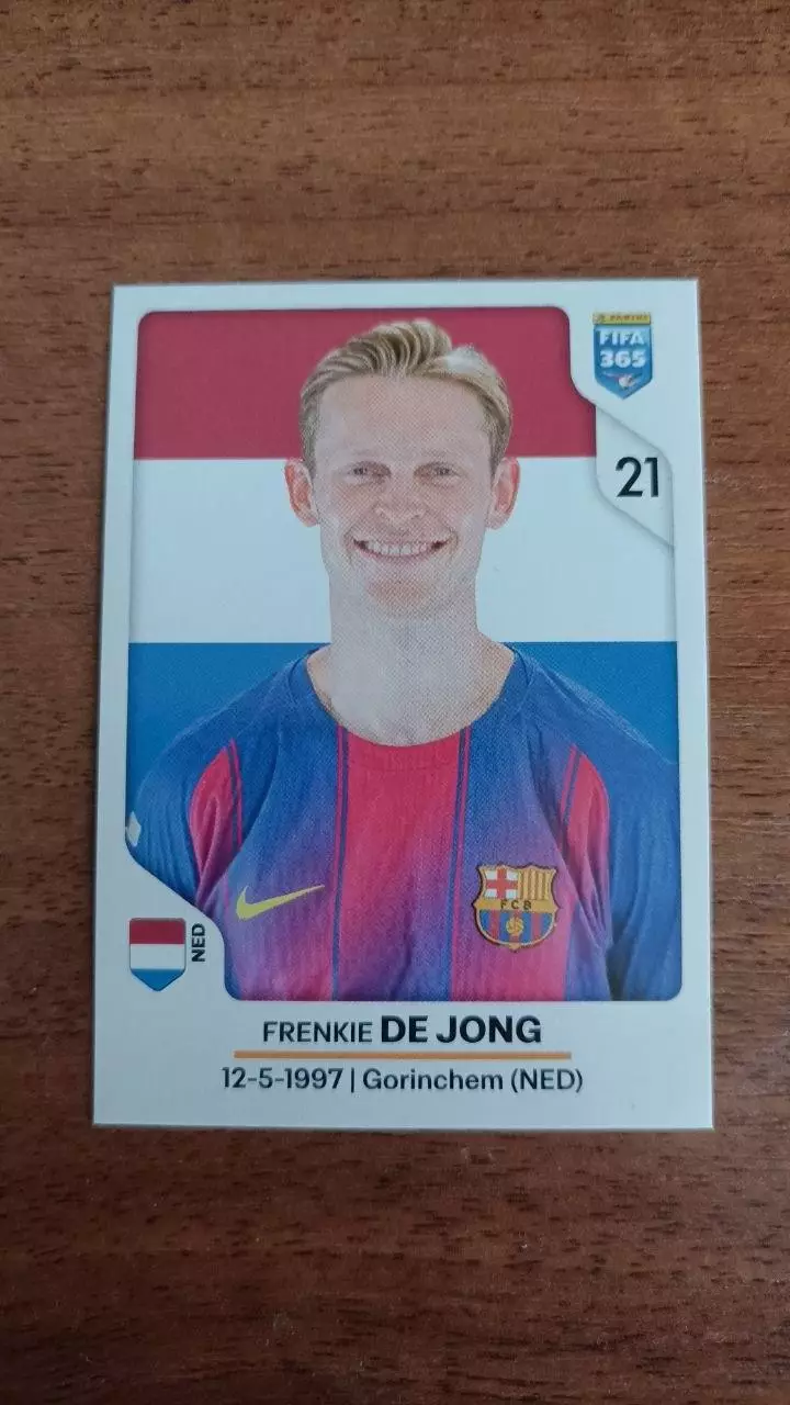 Panini FIFA 365 2026 Frenkie De Jong #483