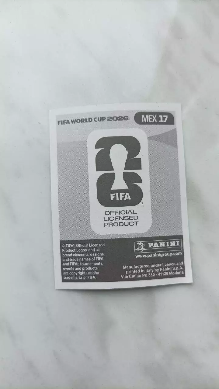 Panini Чемпіонат світу 2026 Raul Jimenez Mexico #17 1