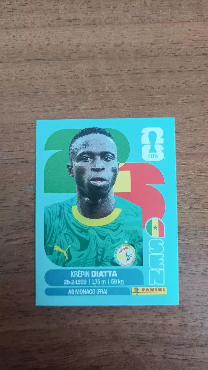 Panini Чемпіонат світу 2026 Krepin Diatta. Senegal #20