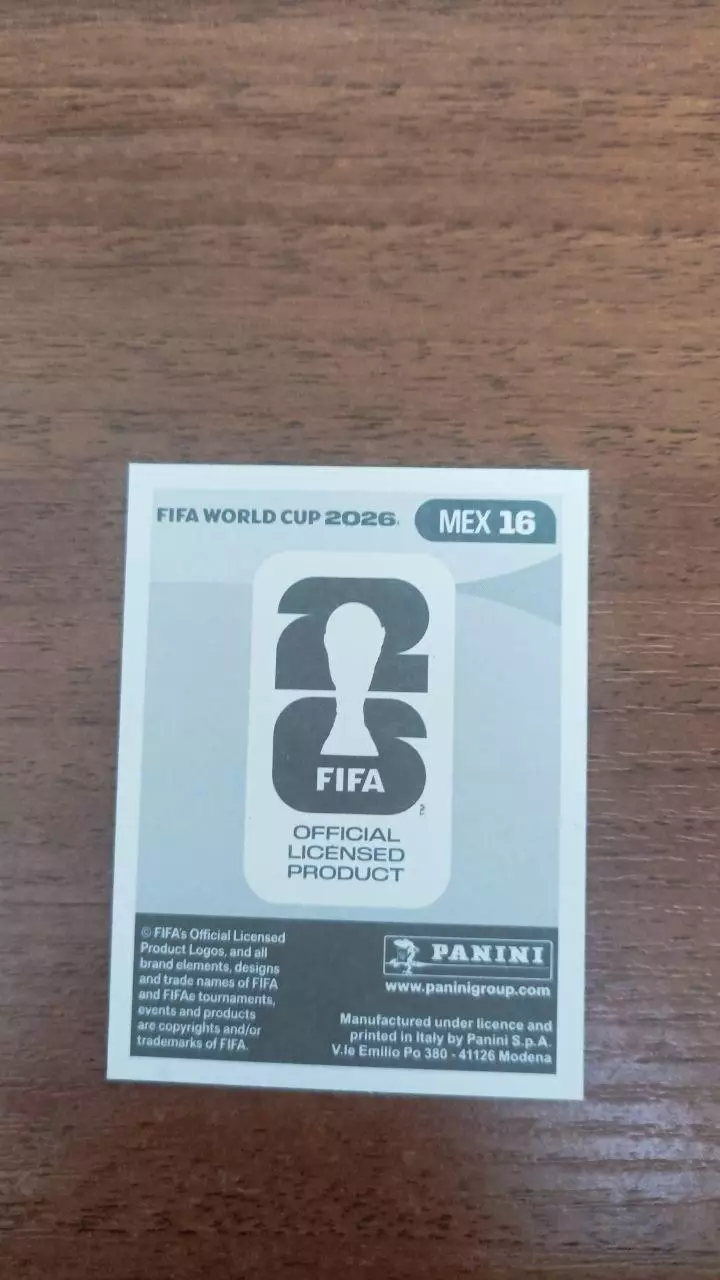 Panini Чемпіонат світу 2026. Santiago Gimenez. MEX16 1