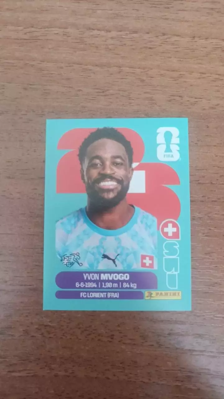 Panini Чемпіонат світу 2026. Vvon Mvogo. SUI3
