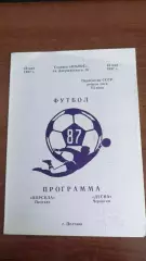 1987 Ворскла Полтава - Десна Чернігів