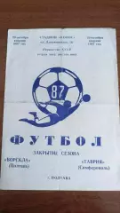 1987 Ворскла Полтава - Таврія Сімферополь