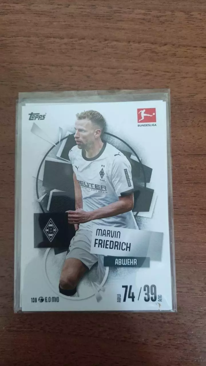 Marvin Friederich (Borussia M, Topps Match attax Bundesliga 2025/26)