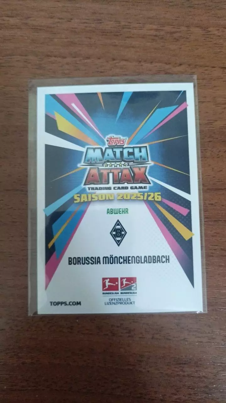 Marvin Friederich (Borussia M, Topps Match attax Bundesliga 2025/26) 1