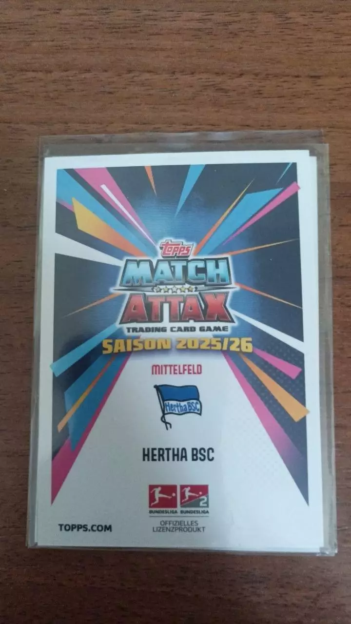 Michael Cuisance (Herta, Topps Match attax Bundesliga 2025/26) 1