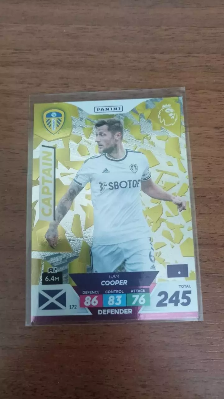 Liam Cooper (Leeds, Panini Adrenalyn XL Premier League Plus 2022/23)