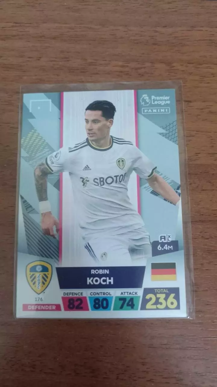Robin Koch (Leeds, Panini Adrenalyn XL Premier League Plus 2022/23)