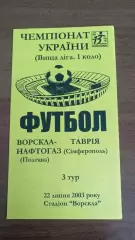 2003/2004 Ворскла Полтава - Таврія Сімферополь. Альтернатива Крайник