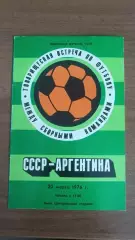 1976 СССР - Аргентина