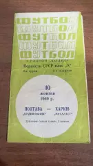 1969 Будівельник Полтава - Металіст Харків