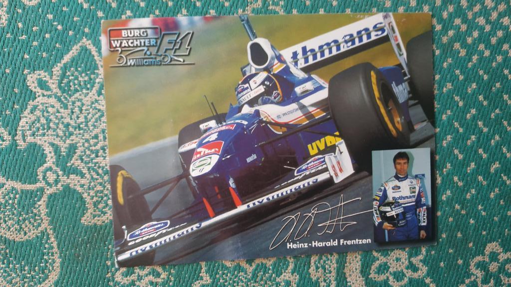 Карточка Хайнц-Харольд Френтцен (Формула 1, Williams)