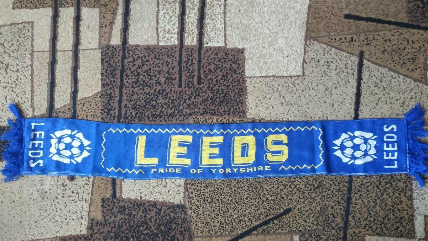 Шарф/роза Лидс/Leeds United (Англия)