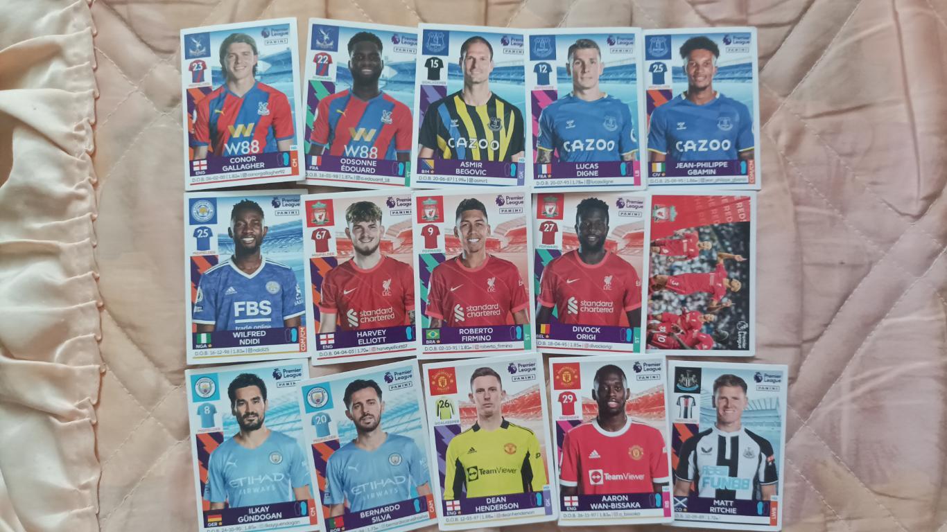 Premier league 2022/23. Panini