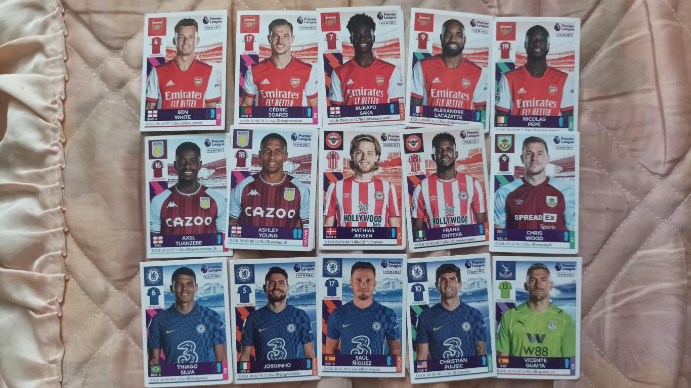 Premier league 2022/23. Panini 2