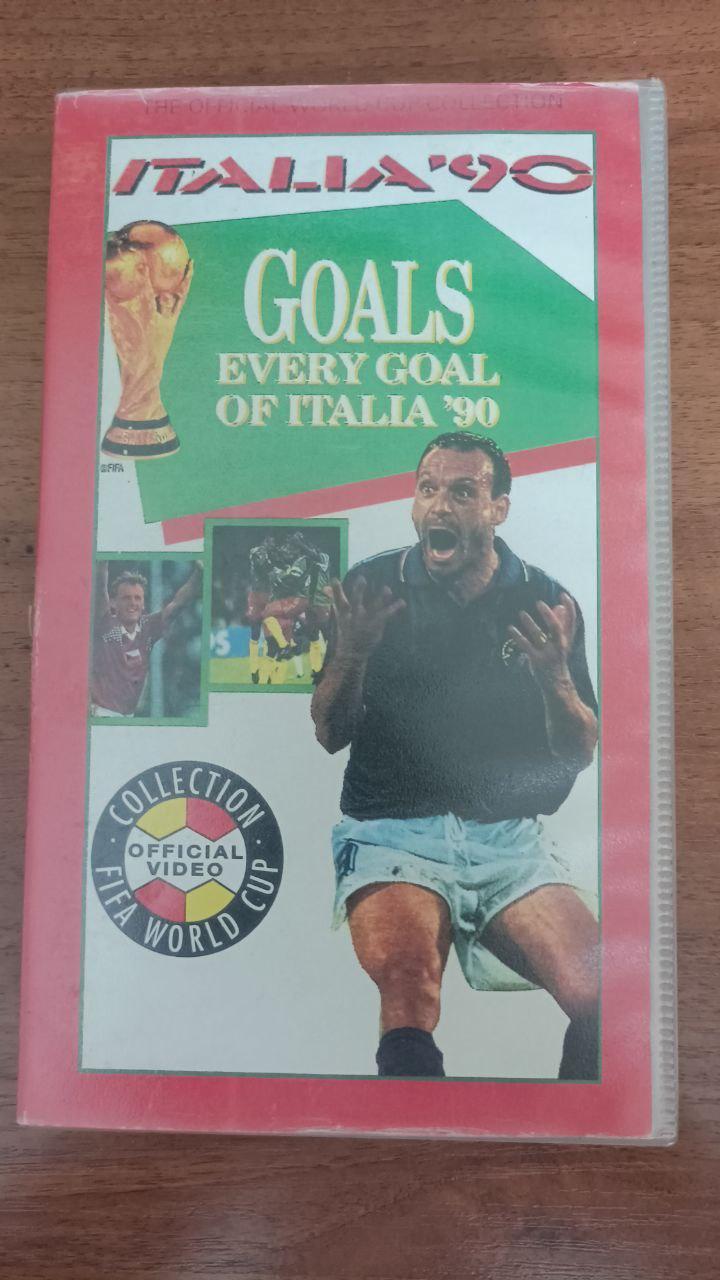 VHS касета. Чемпионат мира 1990. Италия. Все голы
