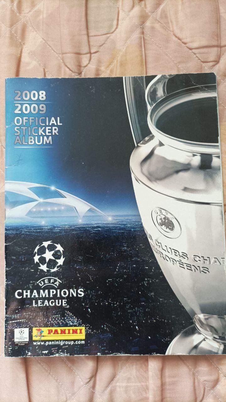 Альбом Panini Champions League 2008/2009 (Лига чемпионов, панини) см. описание