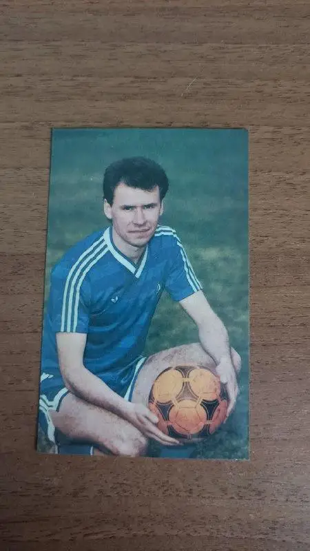 Календарик 1990 Геннадий Литовченко (Динамо Киев)