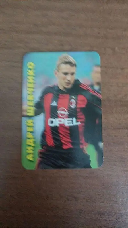 Календарик Андрей Шевченко (Украина, Динамо Киев, Милан) 2002 3