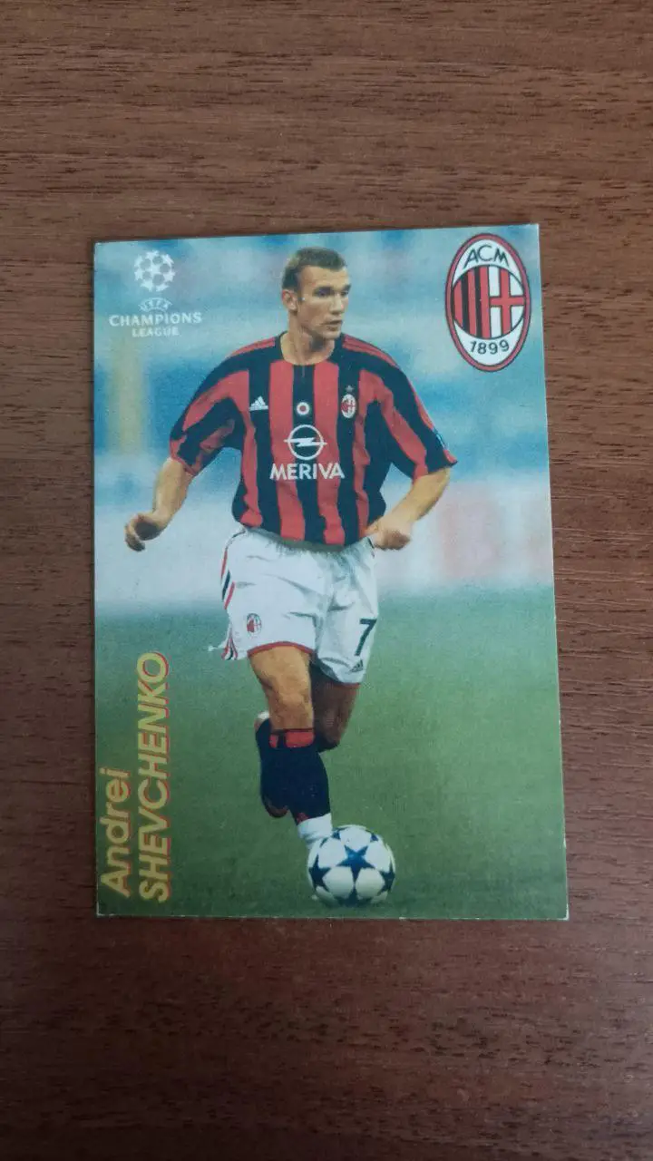 Календарик Андрей Шевченко (Украина, Динамо Киев, Милан) 2005