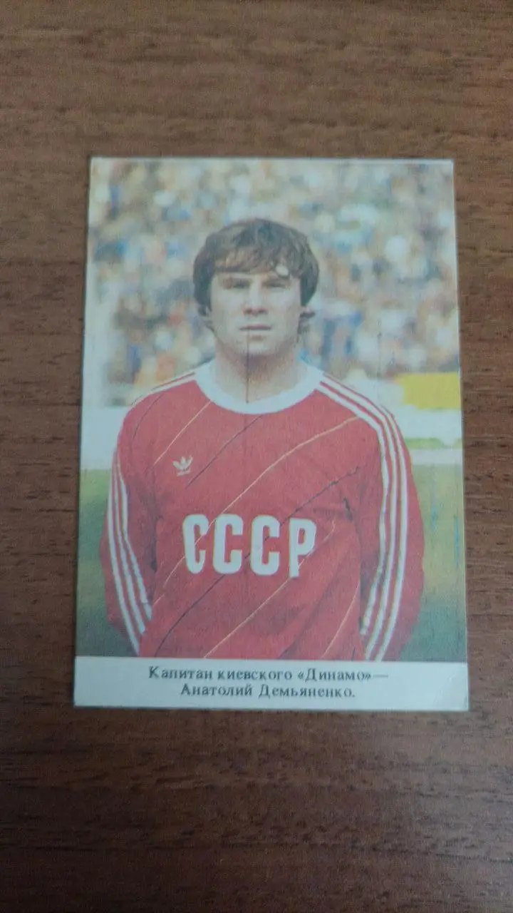 Календарик Анатолий Демьяненко (Динамо Киев) 1989