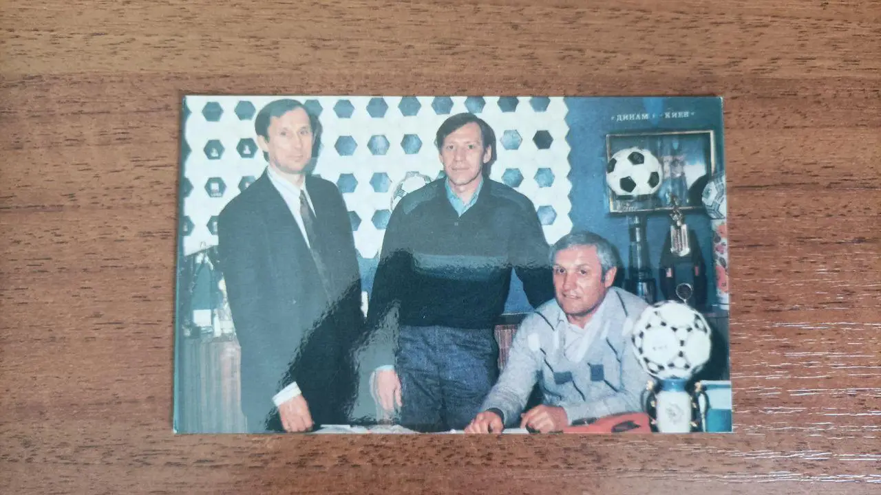 Календарик Веремеев, Колотов, Пузач (Динамо Киев) 1990