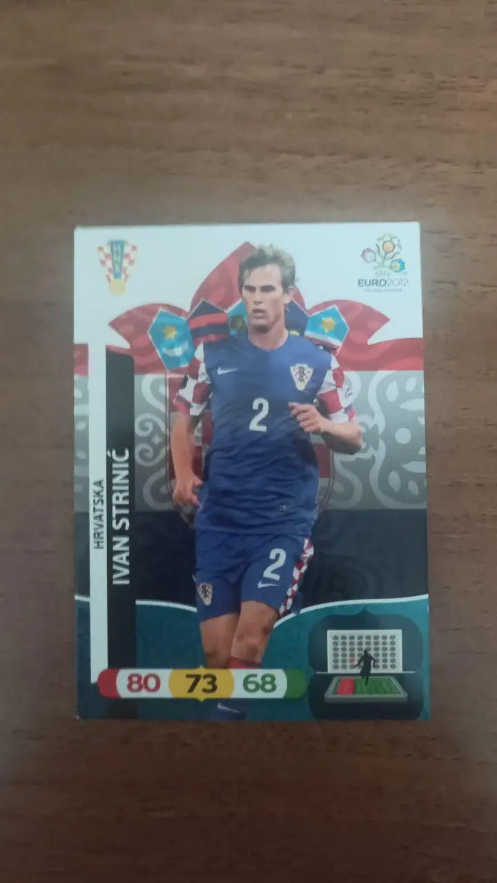 Карточка Panini Евро 2012. Хорватия Ivan Strimic