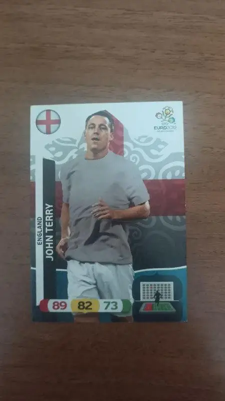 Карточка Panini Евро 2012. Англия John Terry