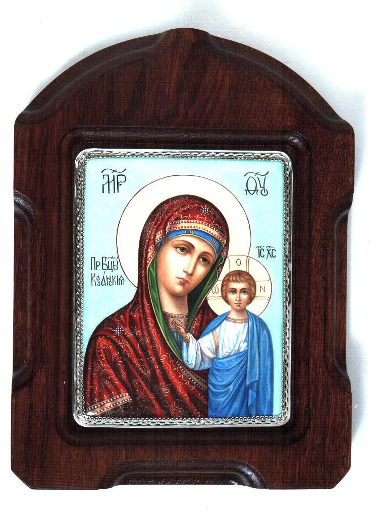 Финифть Казанская Богородица