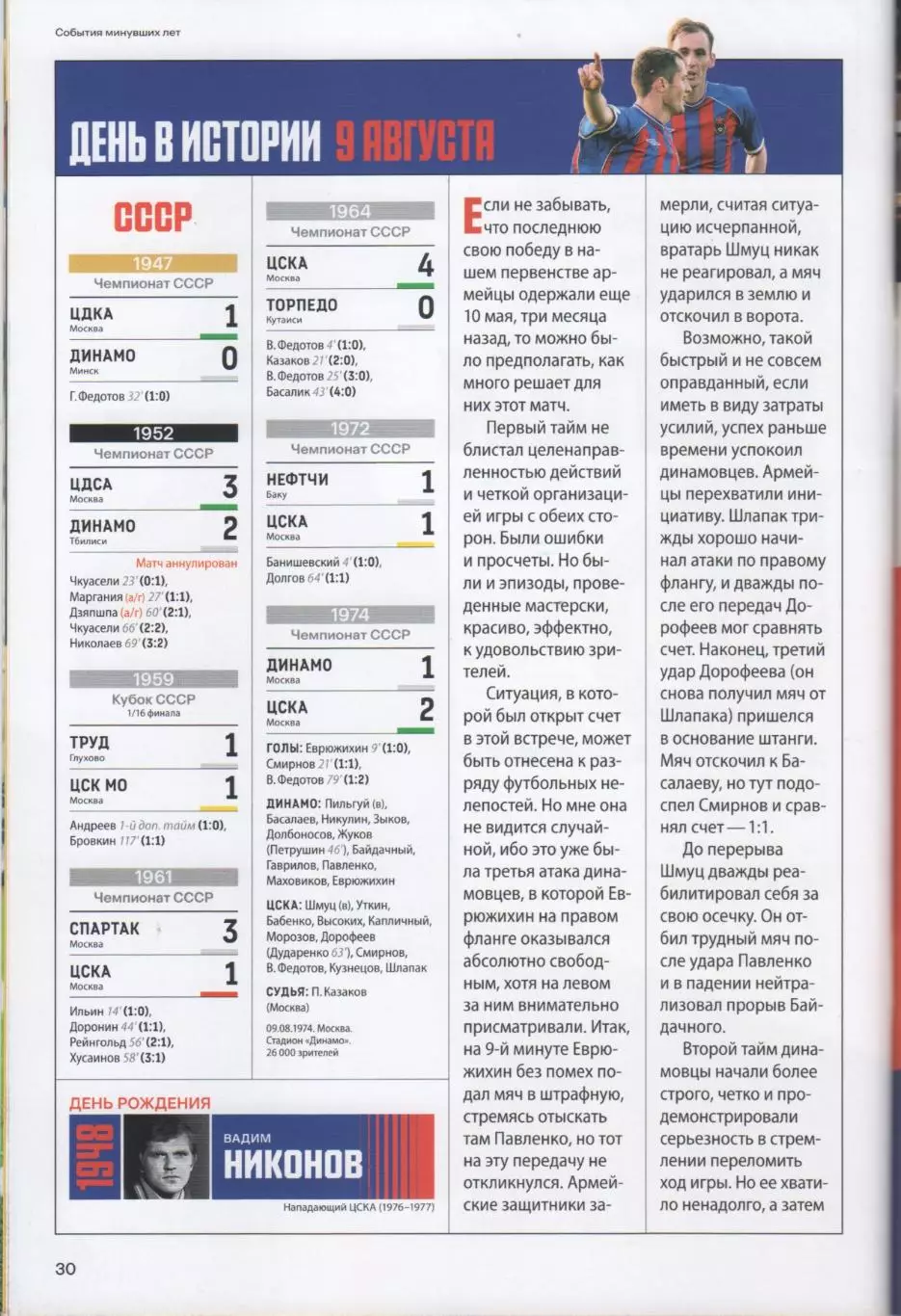 Программка и стартлист матча ЦСКА - Рубин Казань. 09 августа 2025 года. С. Койта 4