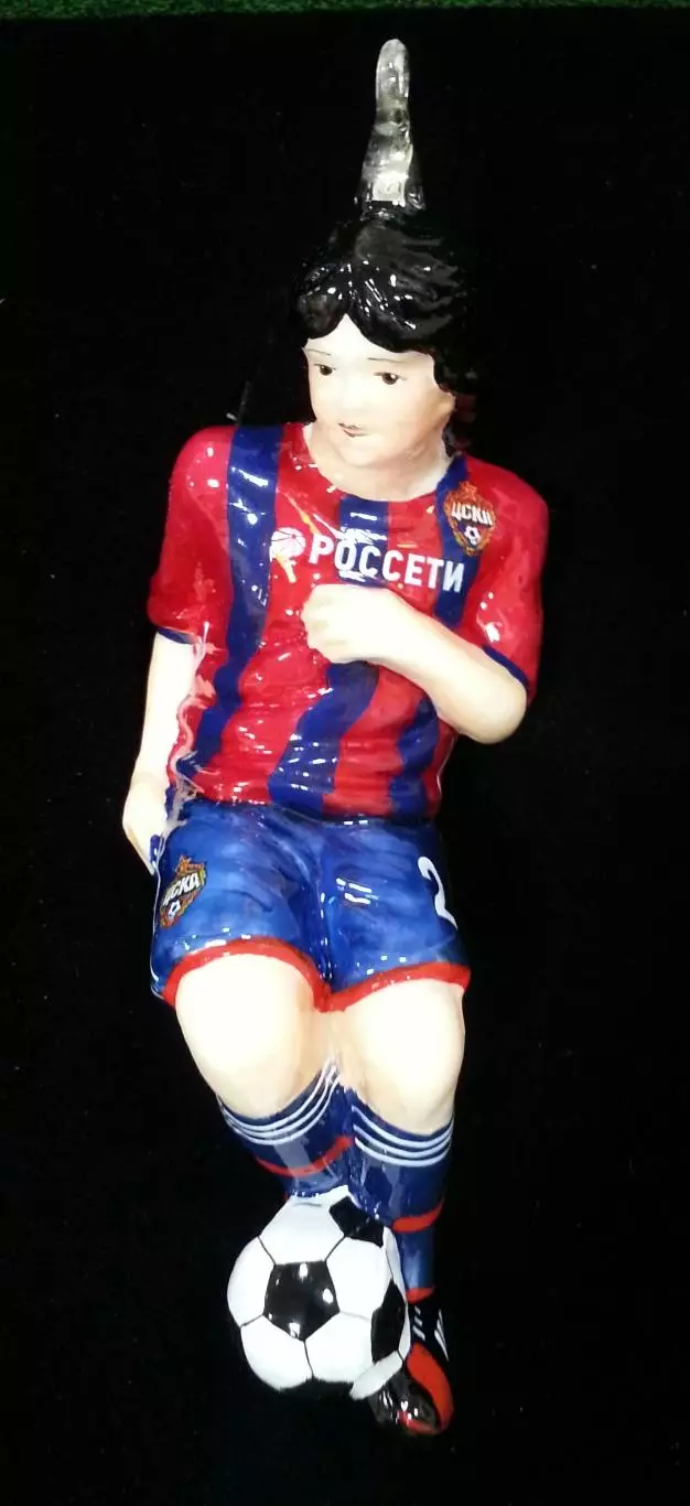 Елочные украшения в подарочной коробке. Футболисты ЦСКА. 2