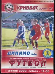 Кривбасс Кривой Рог - Динамо Киев 2009/2010