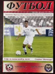 Кривбасс Кривой Рог - Металлург Запорожье 2008/2009.