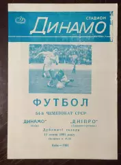 Динамо Киев - Днепр Днепропетровск 1991 дубль