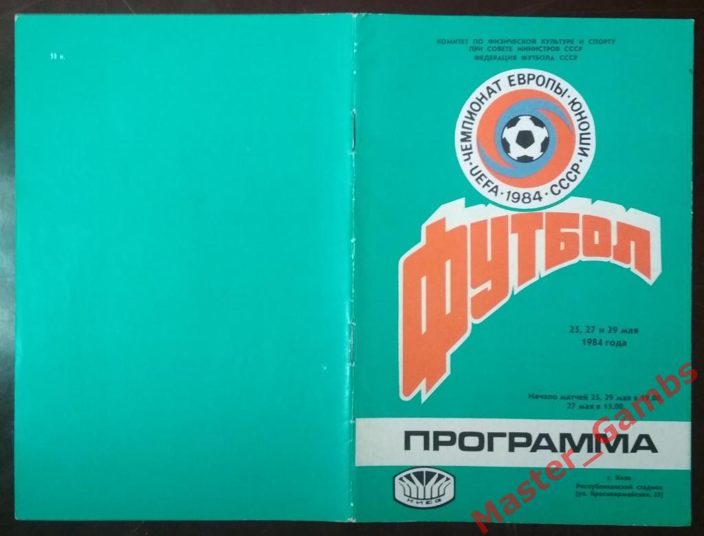 Чемпионат Европы. Юноши. Киев 1984