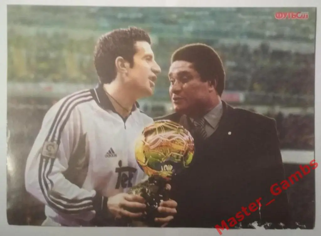 Постер Л.Фигу, Эйсебио 2001