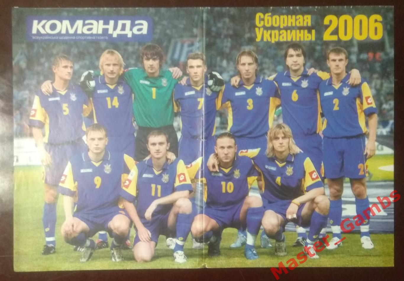 Постер сборная Украина 2006