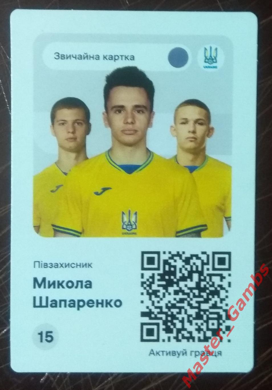 Николай Шапаренко #15 Евро 2024 Украина