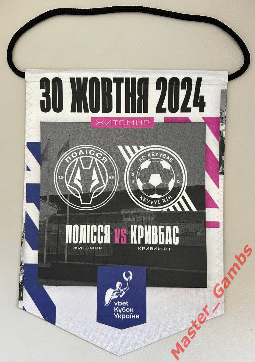 Вымпел Кривбасс Кривой Рог - Полесье Житомир 2024/2025 кубок 1/8