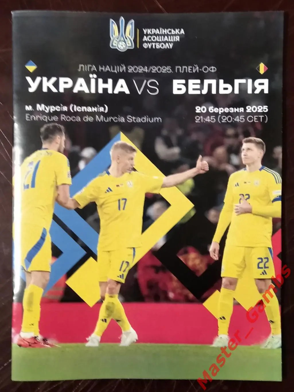 Украина - Бельгия 2025