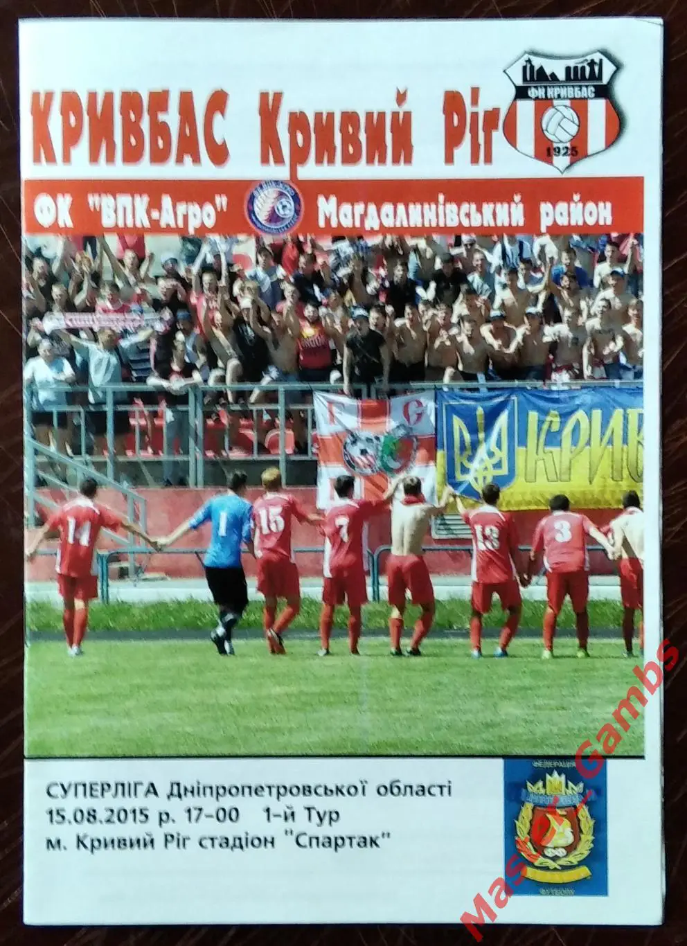 Кривбасс Кривой Рог - ВПК - Агро Магдалиновка 2015