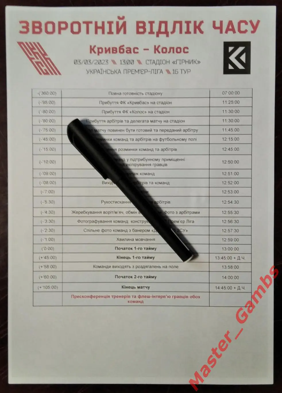 Кривбасс Кривой Рог - Колос Коваливка 2022/2023