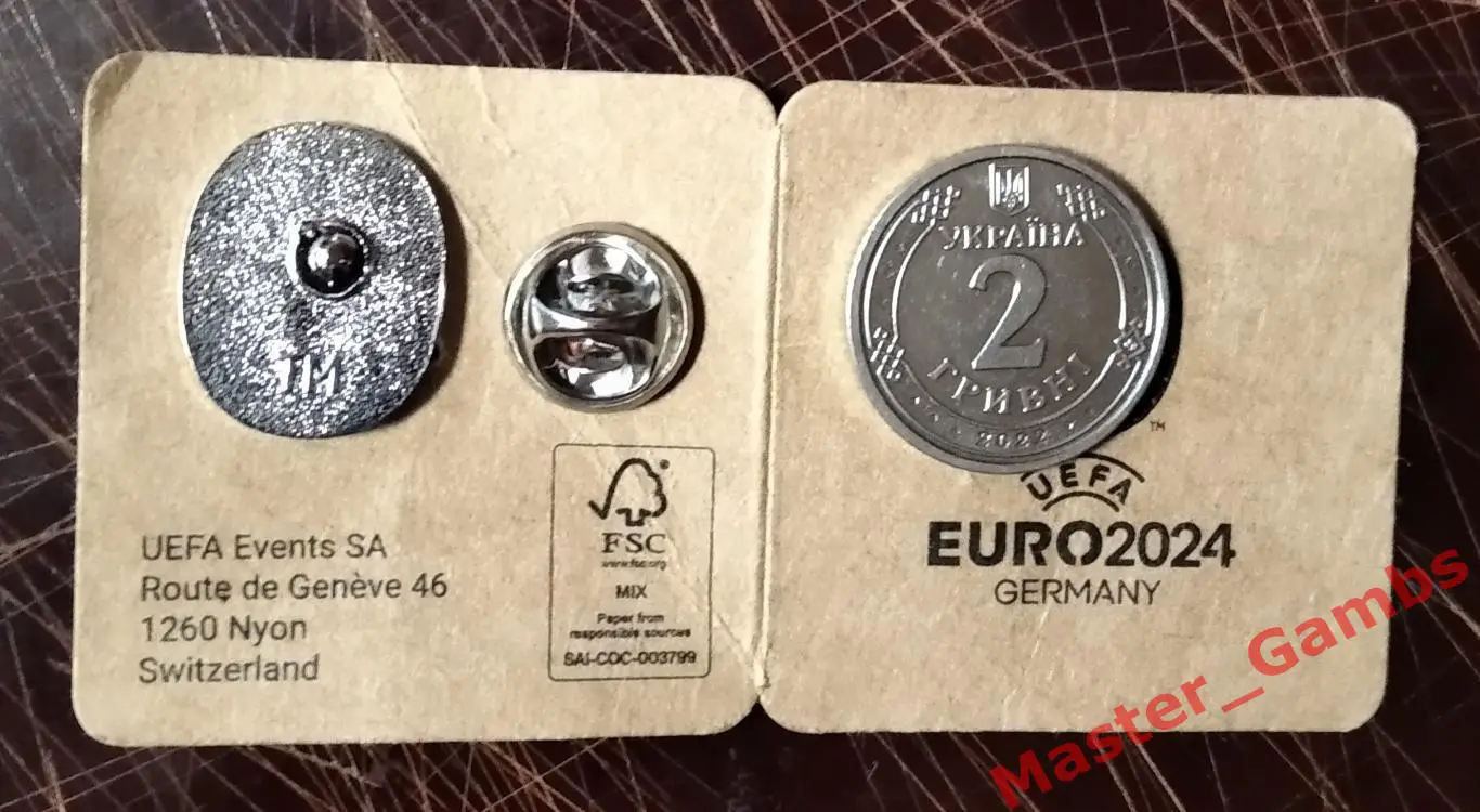 Знак Евро 2024 Германия (официальный) 3