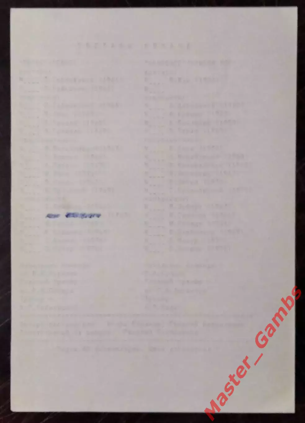 Верес Ровно - Кривбасс Кривой Рог 1991 1