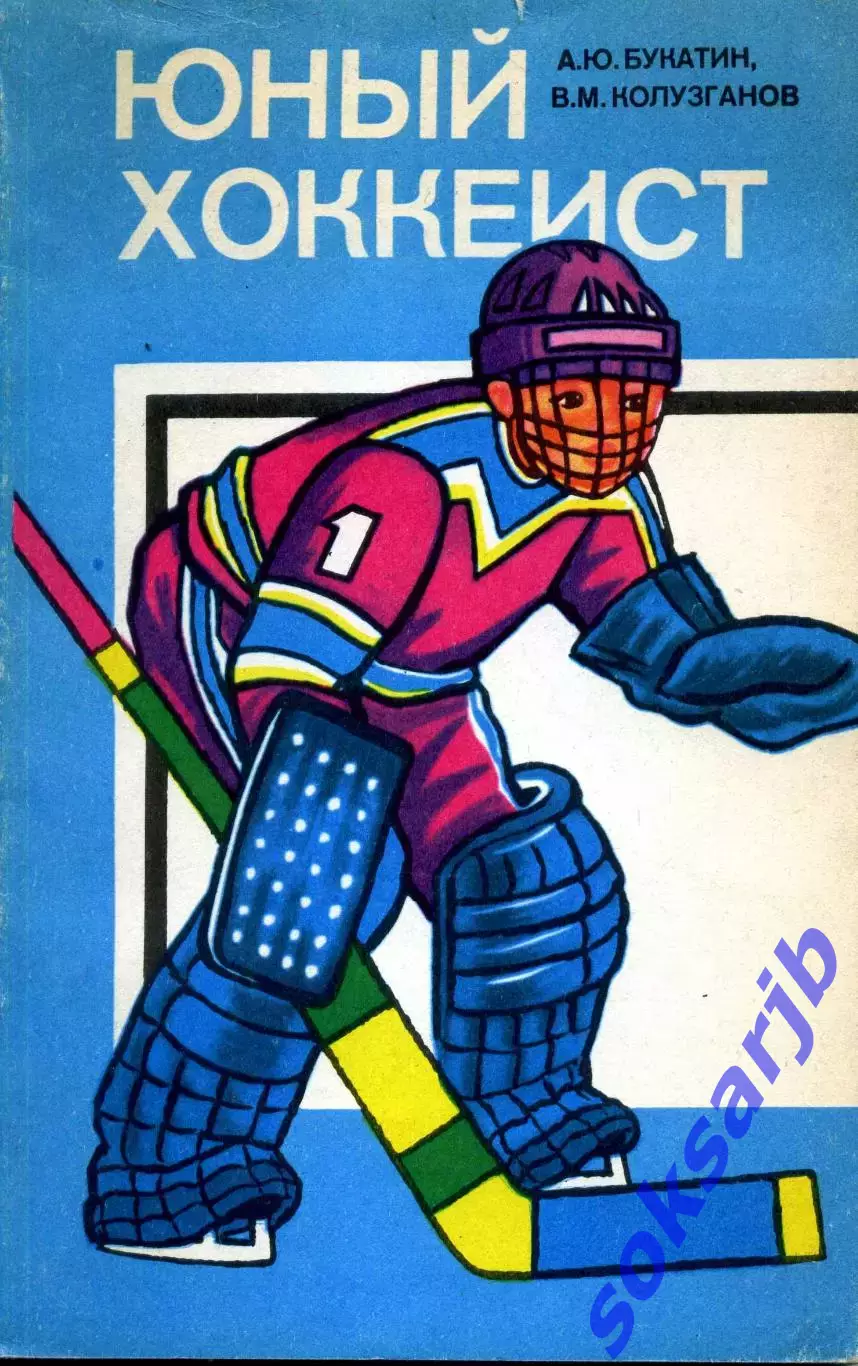 1986. А.Ю.Букатин. В.М.Колузганов. Юный хоккеист.