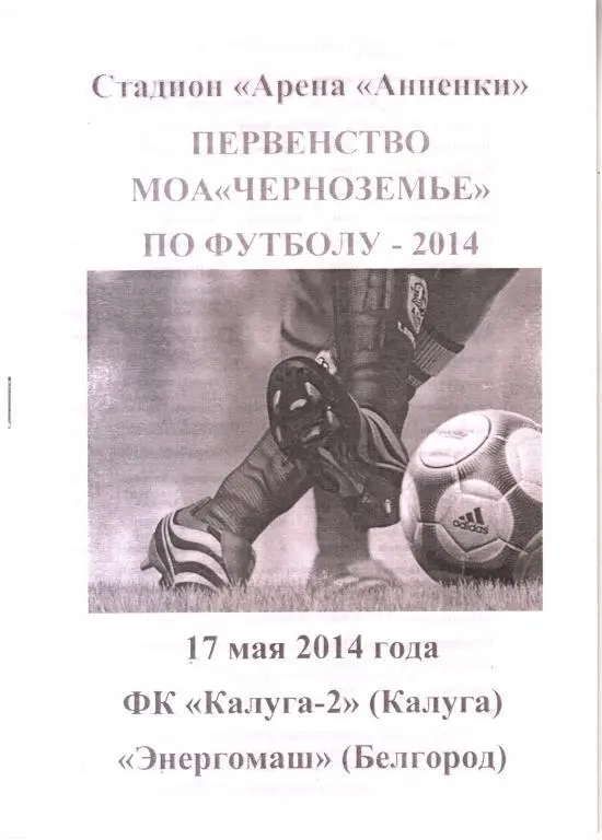 2014.05.17. ФК Калуга-2 - Энергомаш Белгород.